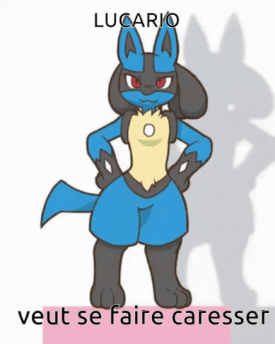 Caresser Lucario GIF