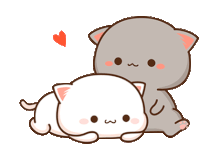 Cat Cuddle Sticker