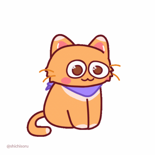 Cat Singing Shichisoru GIF