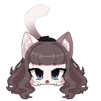 Cat Tail Sticker
