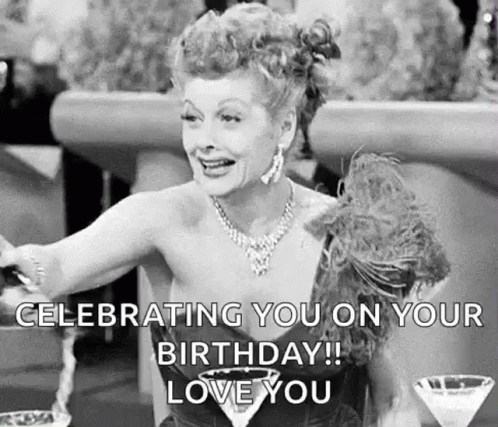 Celebrating Happy Birthday GIF