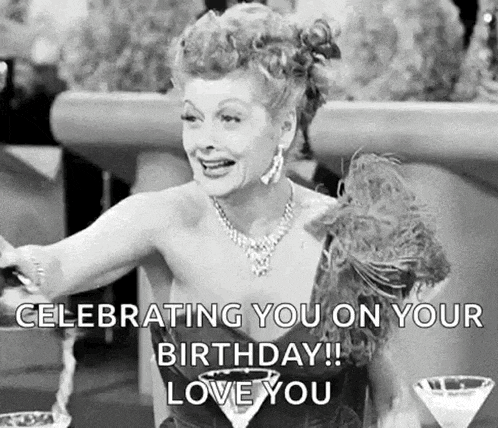 Celebrating Happy Birthday GIF
