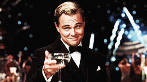 Champagne Cheers GIF