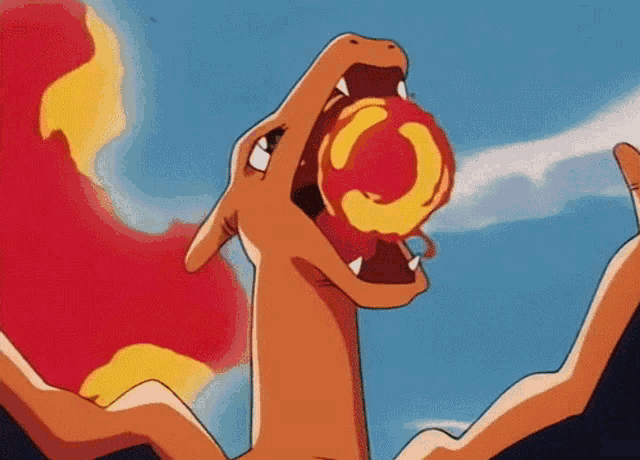 Charizard Flamethrower GIF