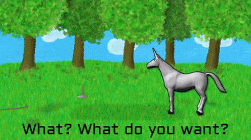Charlie Unicorn What Do You Want GIF