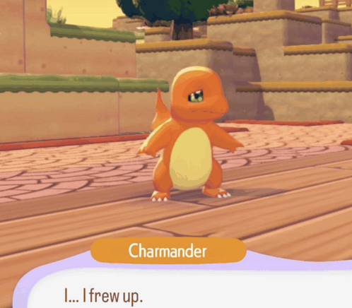 Charmander I Threw Up GIF