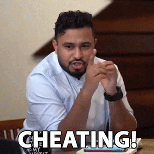 Cheating Abish Mathew GIF