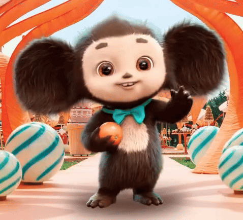 Cheburashka Chebi My Fluffy Friend GIF