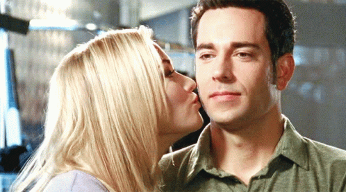 Cheek Kiss Kiss GIF