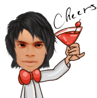 Cheers Happy Birthday Sticker