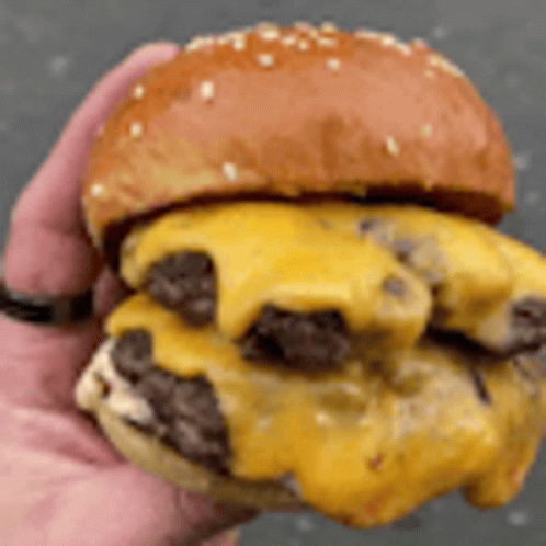 Cheese Burger Fast Food GIF