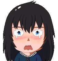 Chibi Sad Sticker