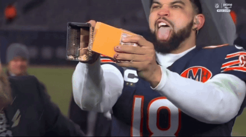Chicago Bears Caleb Williams Cheese GIF