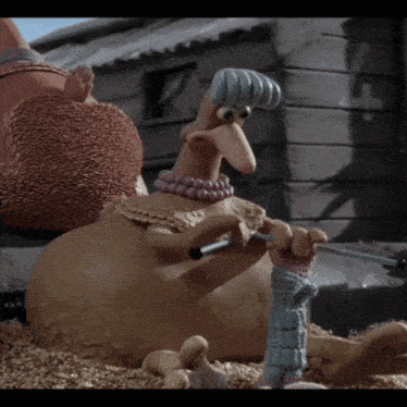 Chicken Run Suicide GIF