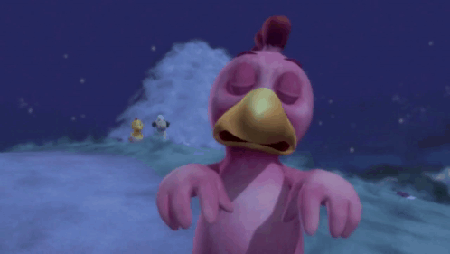 Chicken Sleepwalk GIF