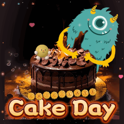 Chocolate Cake Day GIF