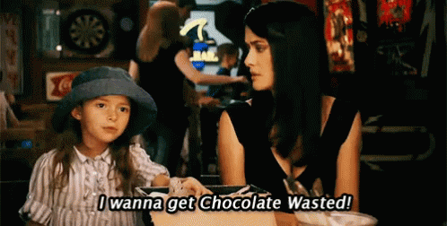 Chocolate Wasted GIF