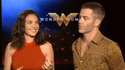 Chris Pine Gal Gadot GIF