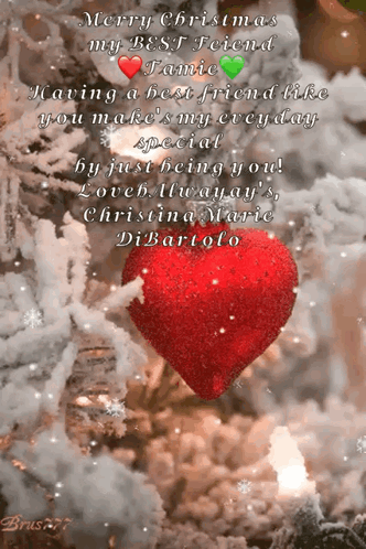 Christmas Love Heart GIF