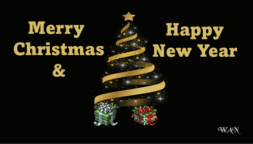 Christmas Tree Fireplace GIF