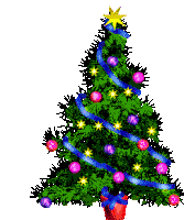 Christmas Tree Merry Christmas Sticker