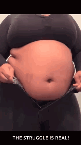 Chubby Girl Chubby Belly GIF