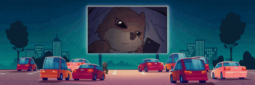 Cinema Phone Drive Thru GIF