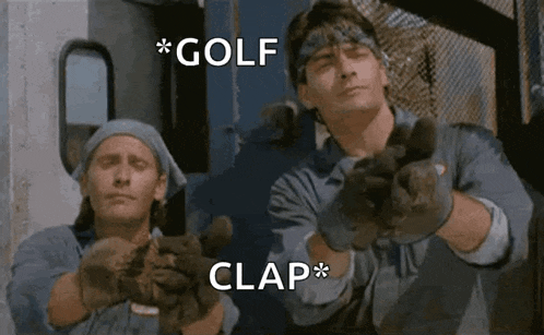 Clapping Emilio Estevez GIF
