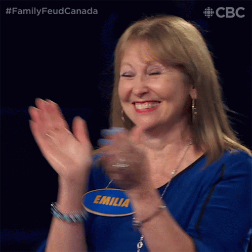 Clapping Family Feud Canada GIF