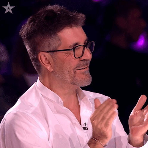 Clapping My Hands Simon Cowell GIF
