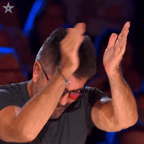 Clapping Simon Cowell GIF