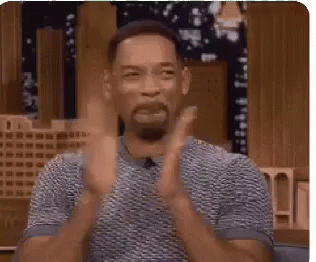 Clapping Will Smith GIF