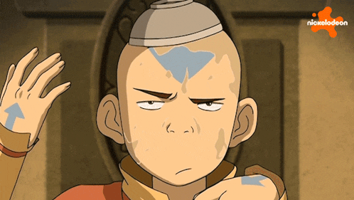 Cleaning My Face Aang GIF