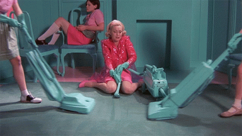 Cleaning Time Hilary GIF