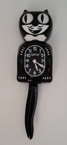 Clock Cat GIF