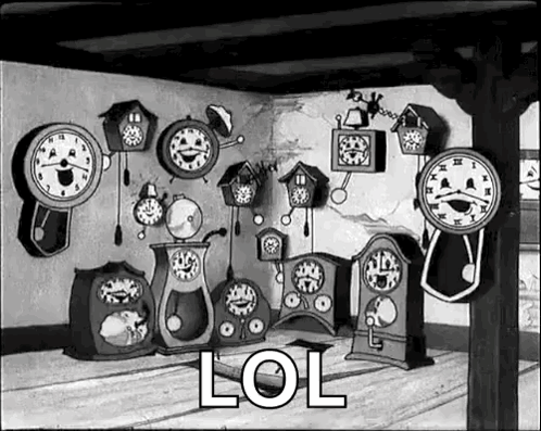 Clocks Ticking Time Stops For No One GIF