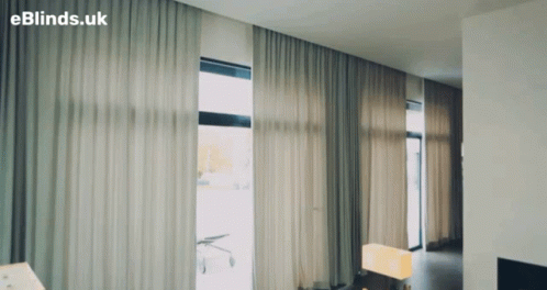 Close Curtains Electric Curtains GIF