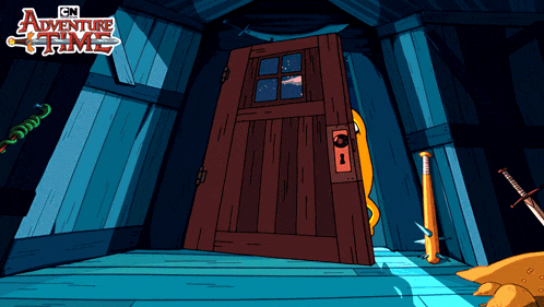 Closing Door Finn GIF