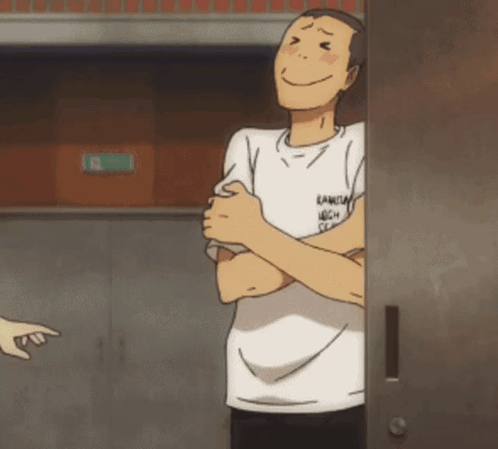 Closing Door Haikyu GIF