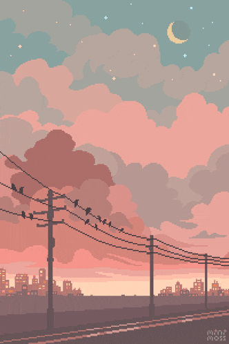 Clouds City GIF