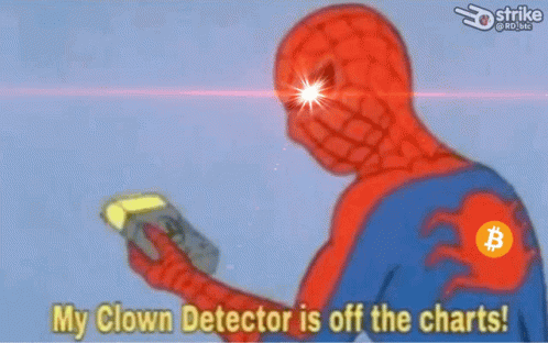Clown Detector Bitcoin GIF