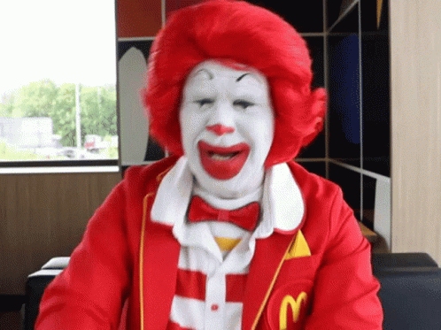 Clown Mcdonalds GIF