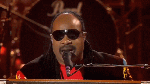 Cmon Stevie Wonder GIF