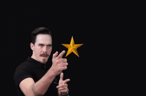 Coach Josh Wood Gold Star GIF