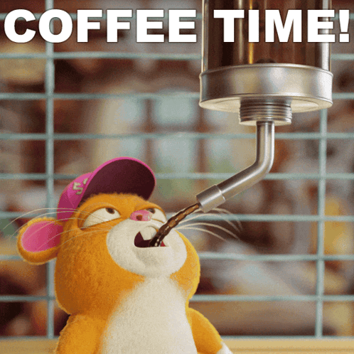 Coffee Hamster GIF
