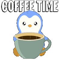 Coffee Time Coffeee Sticker
