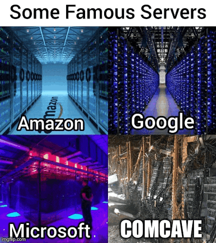 Comcave Server Meme