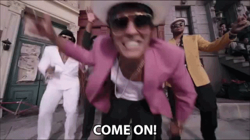 Come On Bruno Mars GIF
