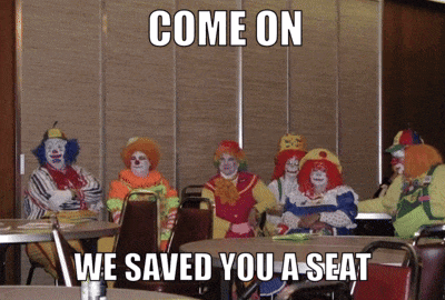 Come On We Saved You A Seat GIF
