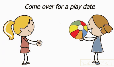 Come Over For A Play Date GIF